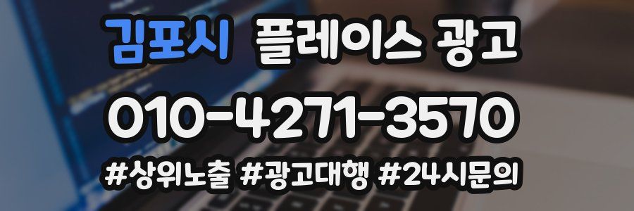 김포시 플레이스 광고