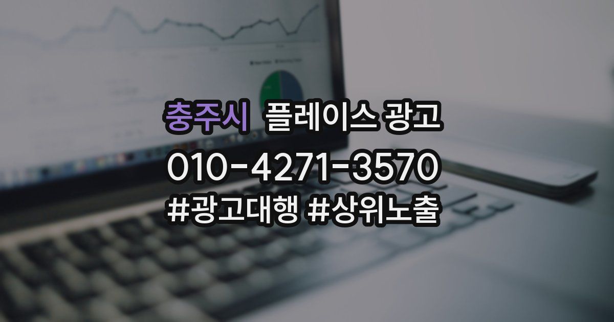 충주시 플레이스 광고