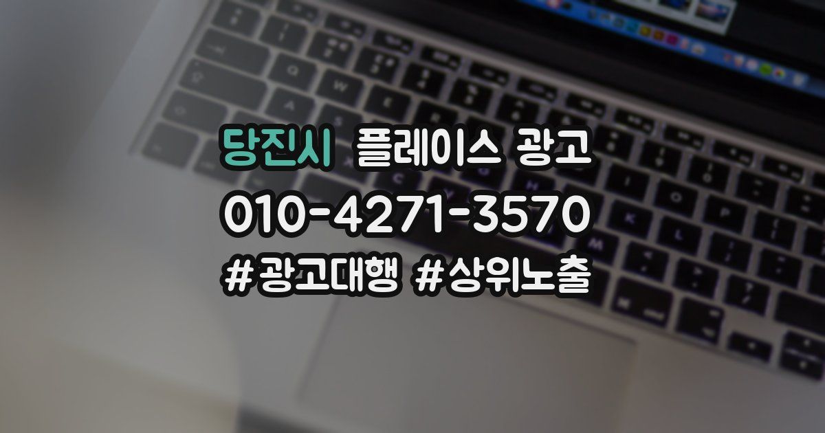 당진시 플레이스 광고