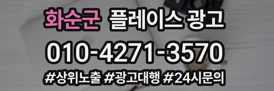 화순군 플레이스 광고