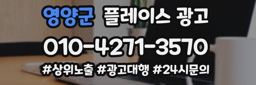 영양군 플레이스 광고