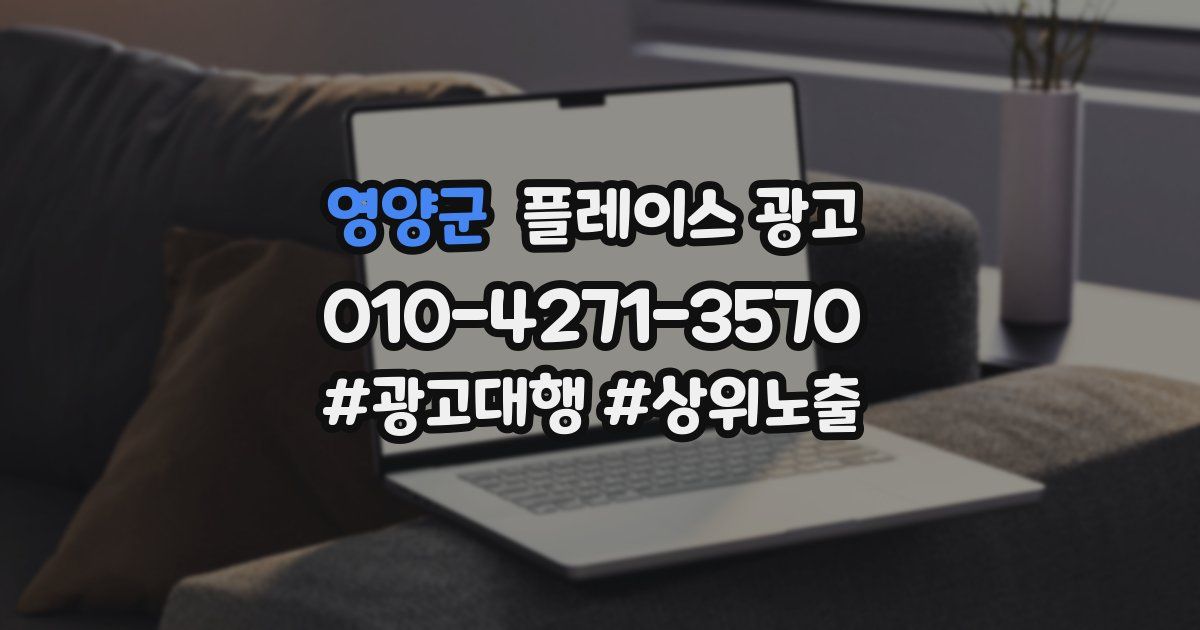 영양군 플레이스 광고