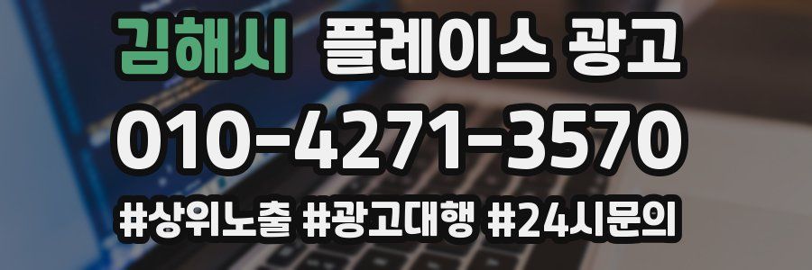 김해시 플레이스 광고