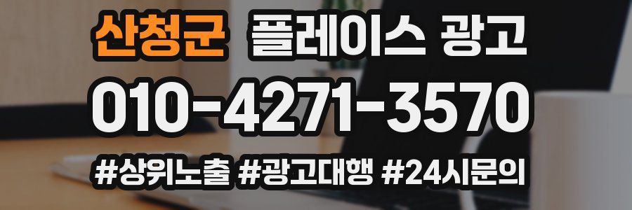 산청군 플레이스 광고