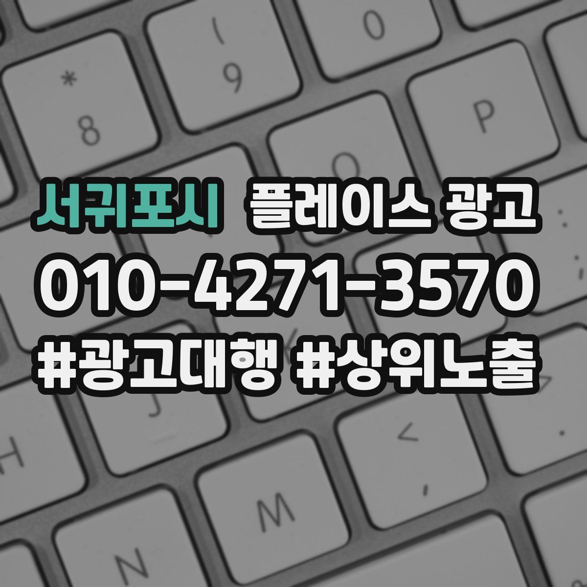 서귀포시 플레이스 광고