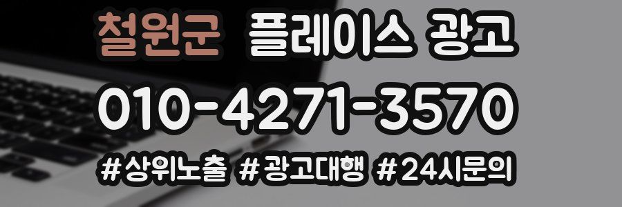 철원군 플레이스 광고