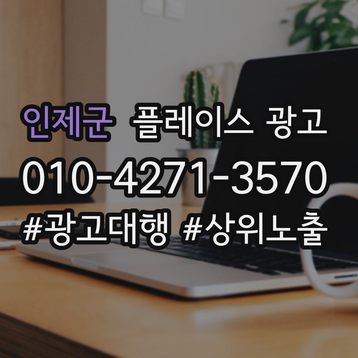 인제군 플레이스 광고