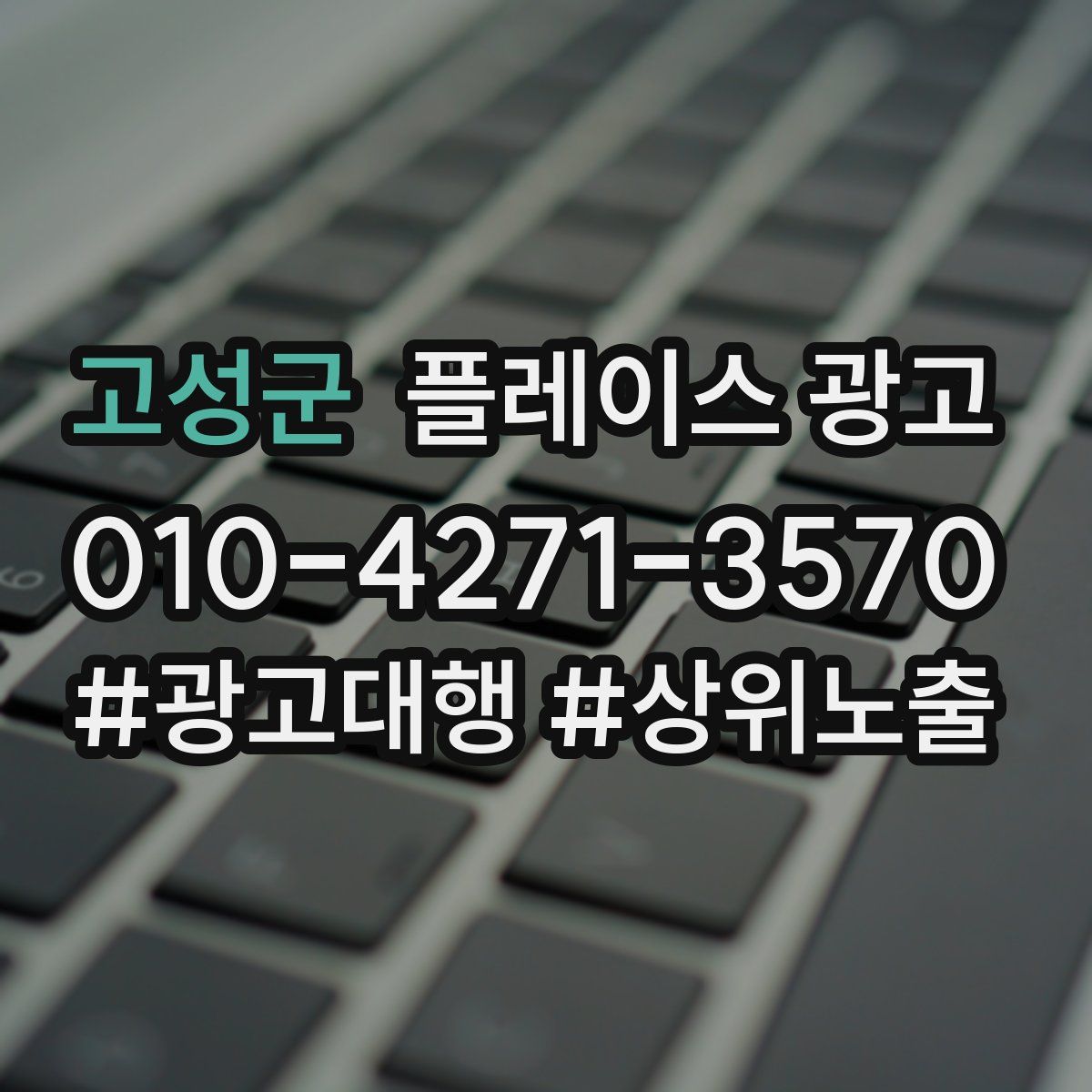 고성군 플레이스 광고