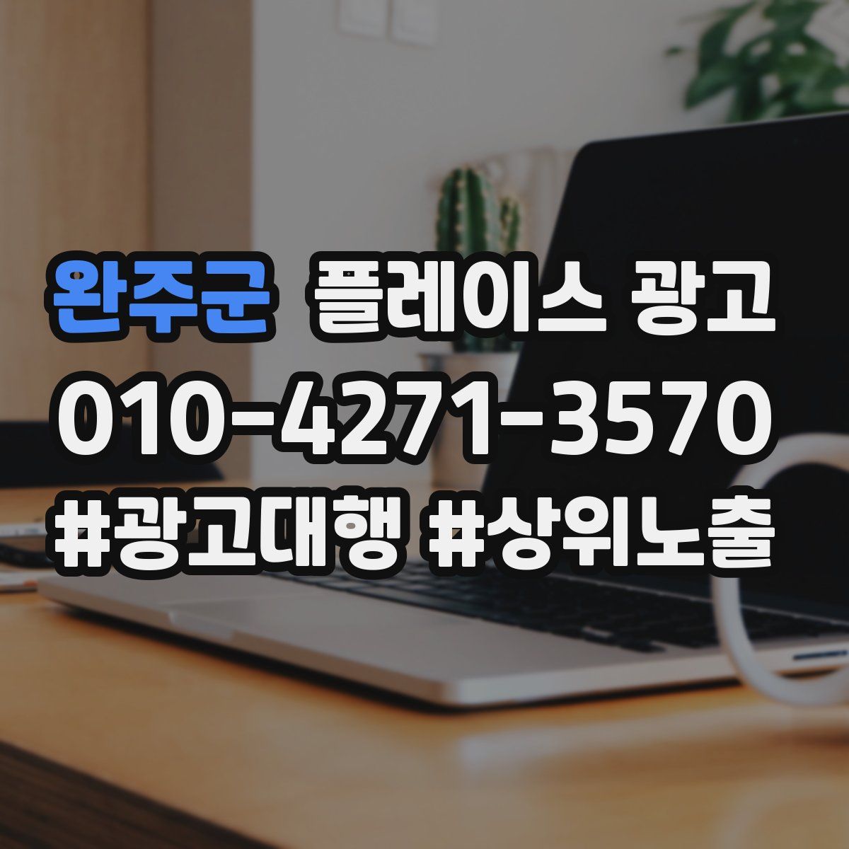 완주군 플레이스 광고