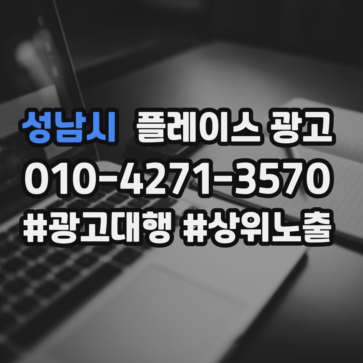 성남시 플레이스 광고