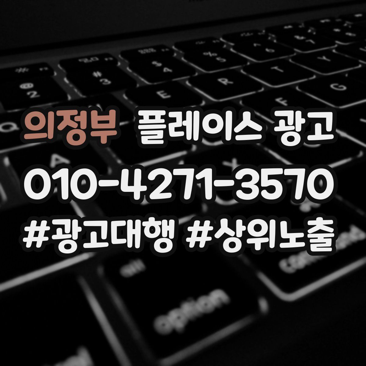 의정부 플레이스 광고