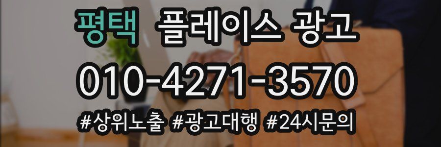 평택 플레이스 광고