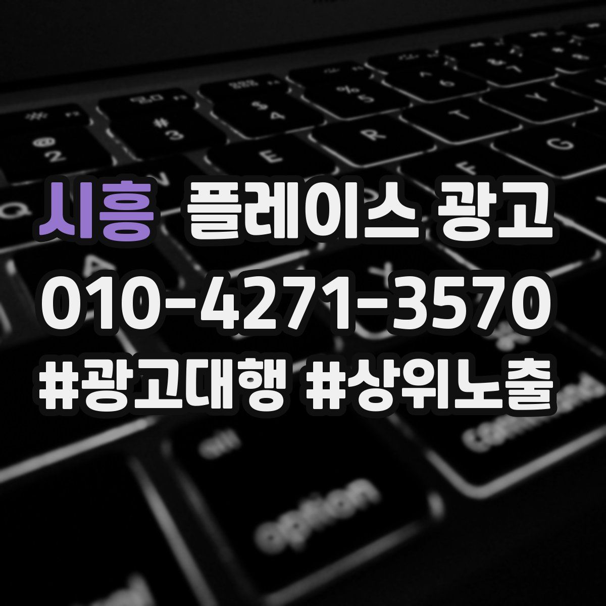 시흥 플레이스 광고
