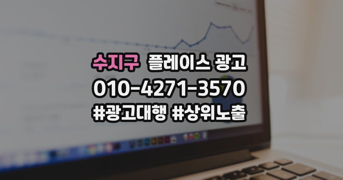 수지구 플레이스 광고