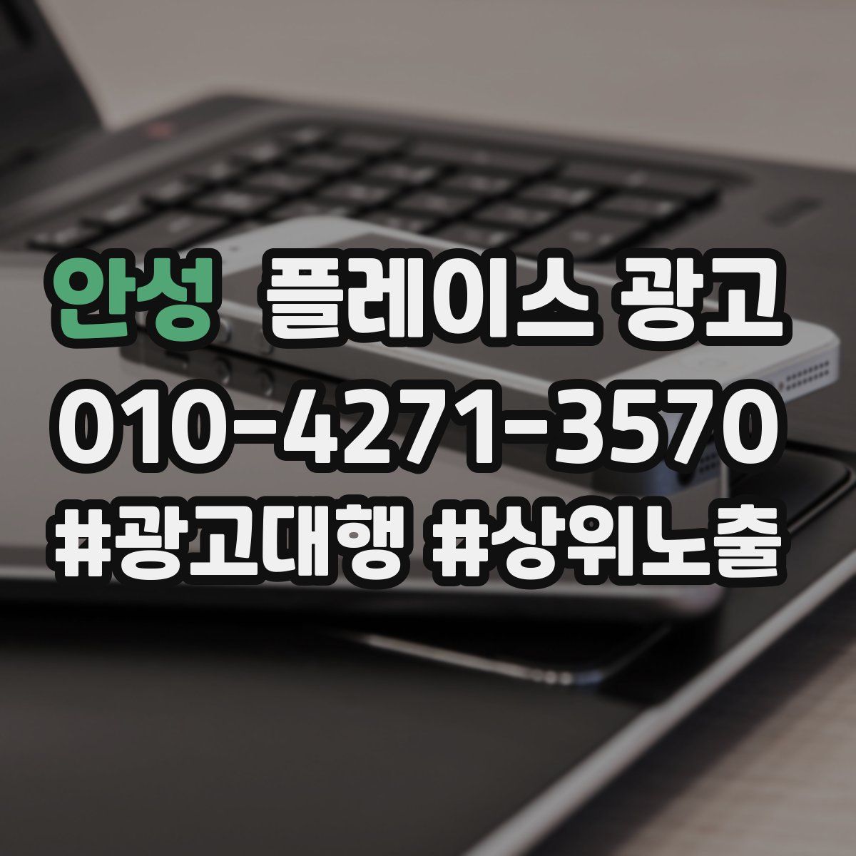 안성 플레이스 광고