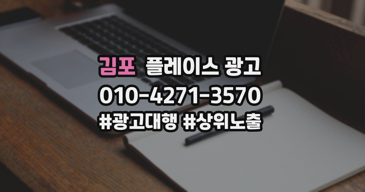 김포 플레이스 광고