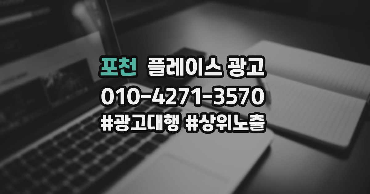 포천 플레이스 광고