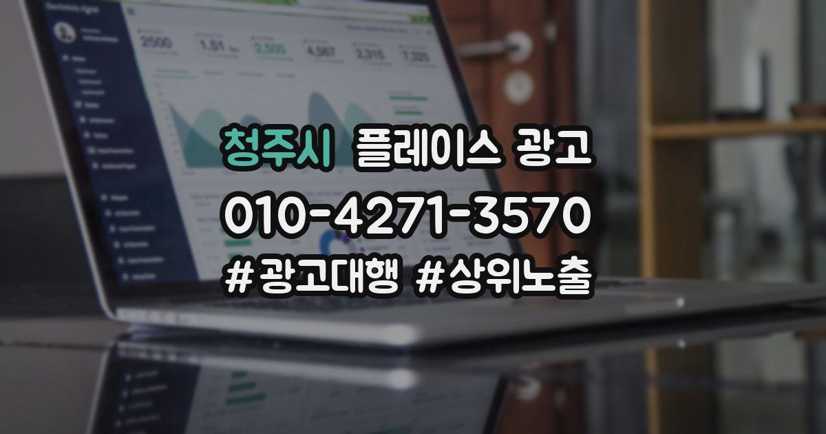 청주시 플레이스 광고