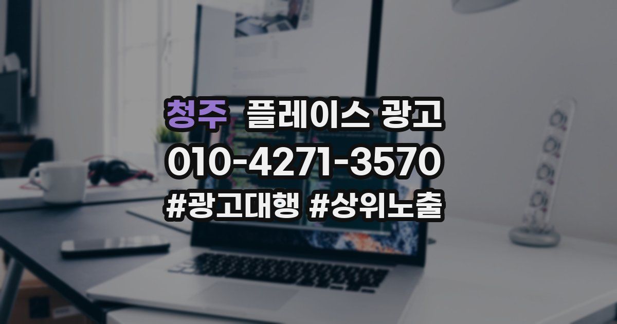 청주 플레이스 광고