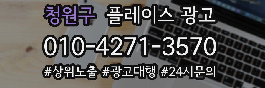 청원구 플레이스 광고