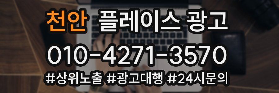천안 플레이스 광고