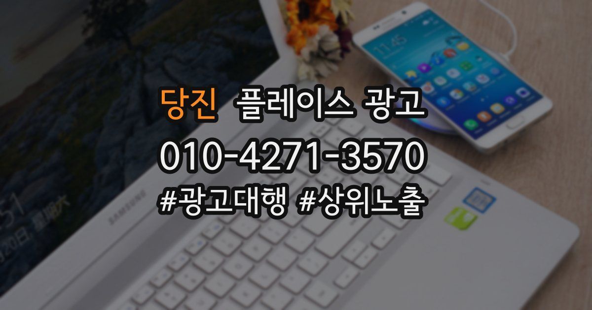 당진 플레이스 광고
