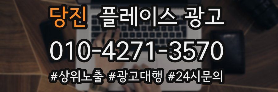 당진 플레이스 광고