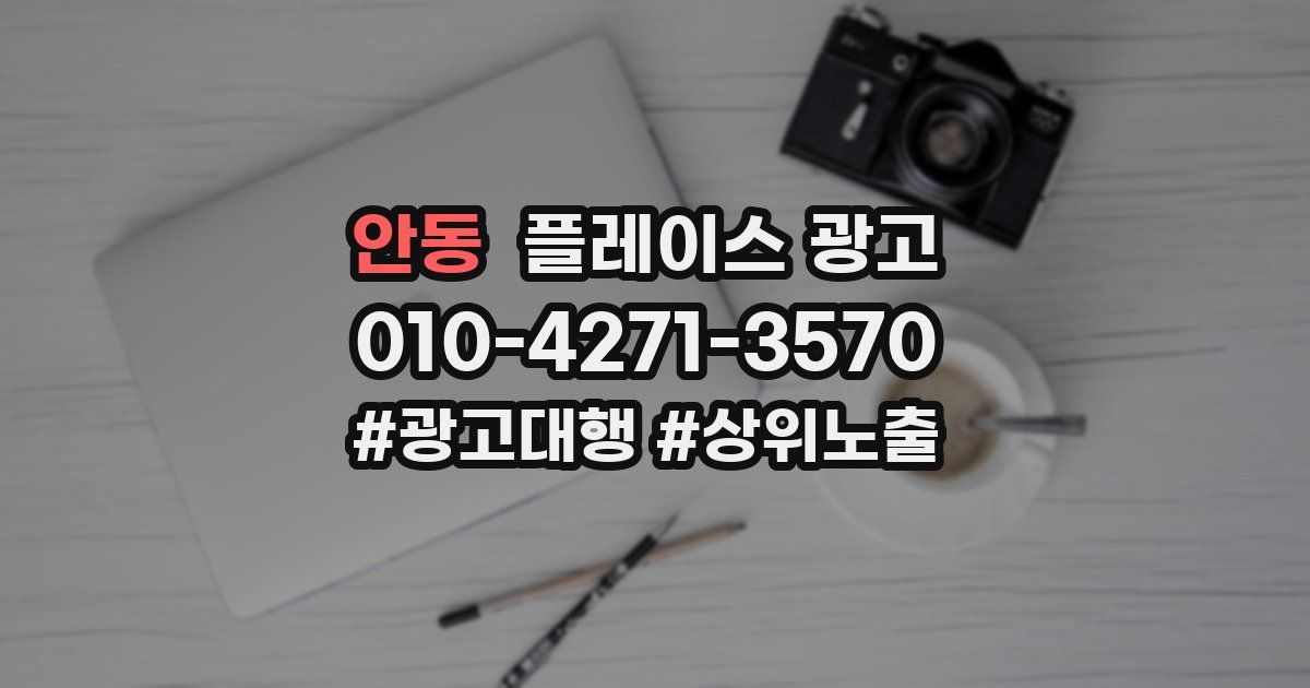 안동 플레이스 광고