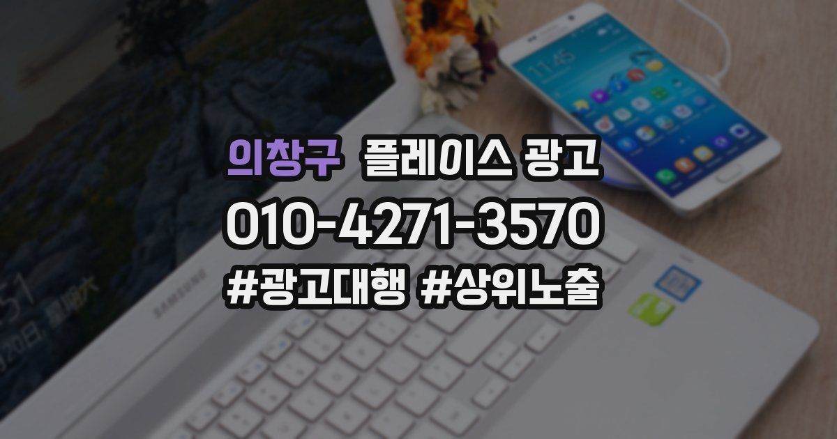의창구 플레이스 광고