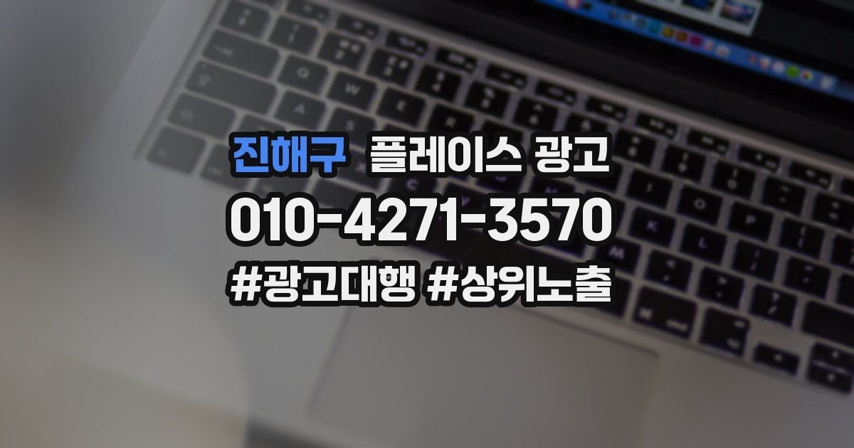 진해구 플레이스 광고