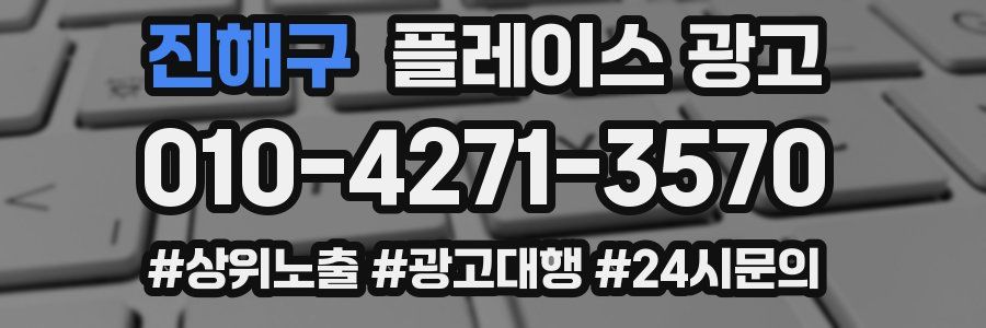 진해구 플레이스 광고