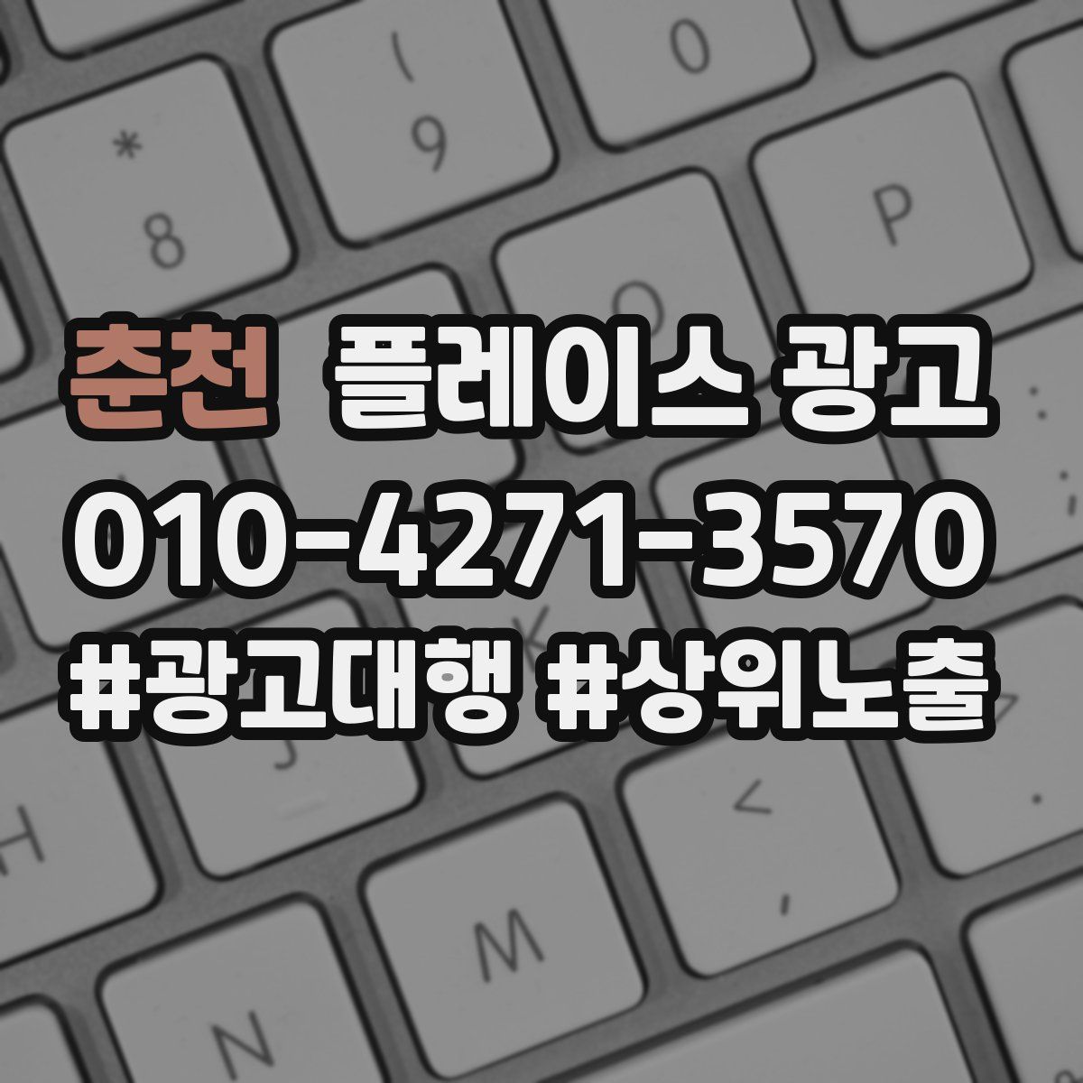 춘천 플레이스 광고