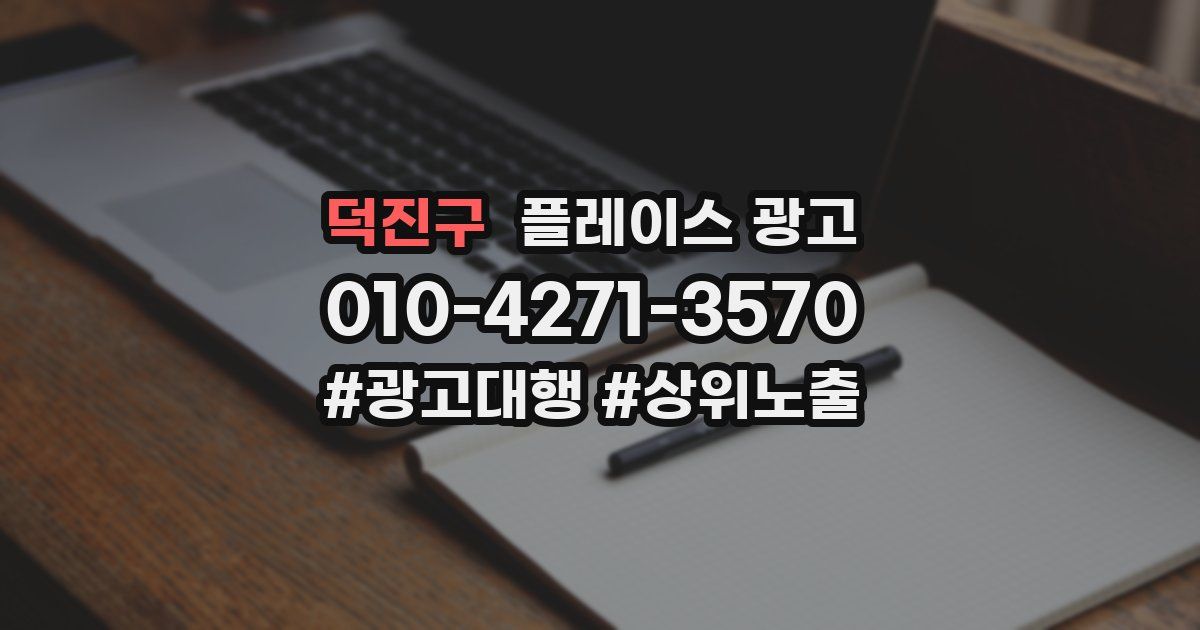 덕진구 플레이스 광고