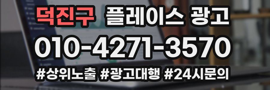 덕진구 플레이스 광고
