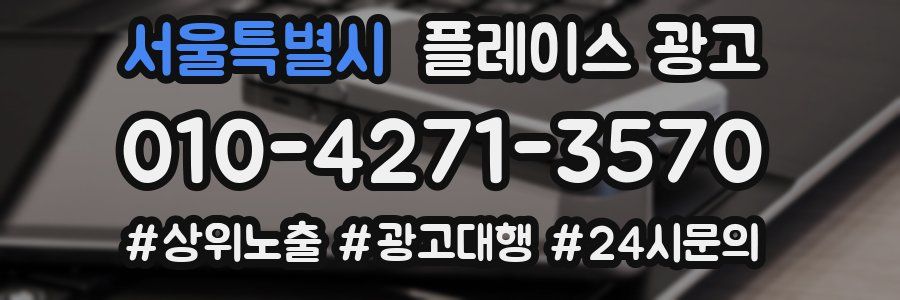 서울특별시 플레이스 광고