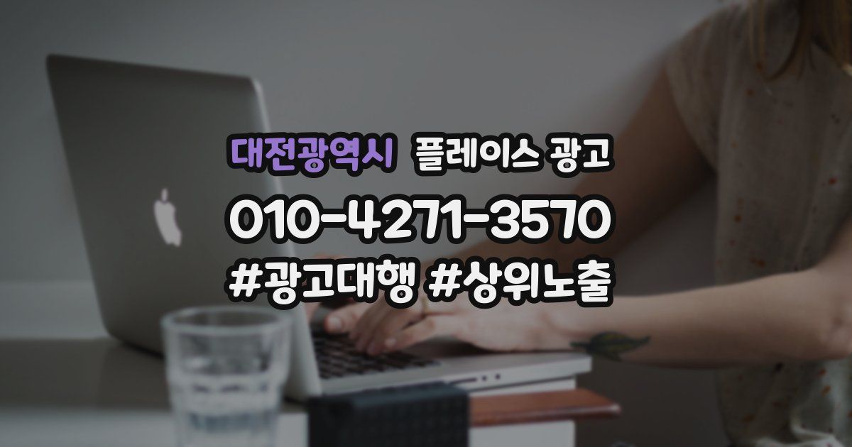 대전광역시 플레이스 광고