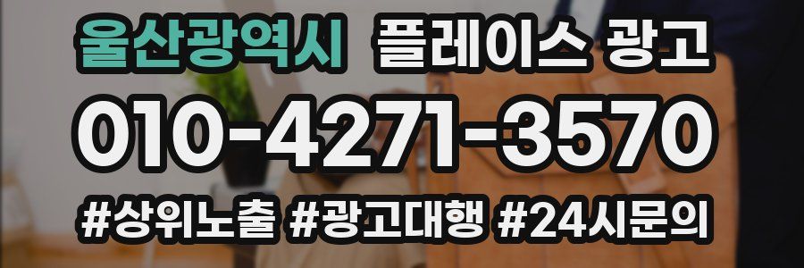 울산광역시 플레이스 광고