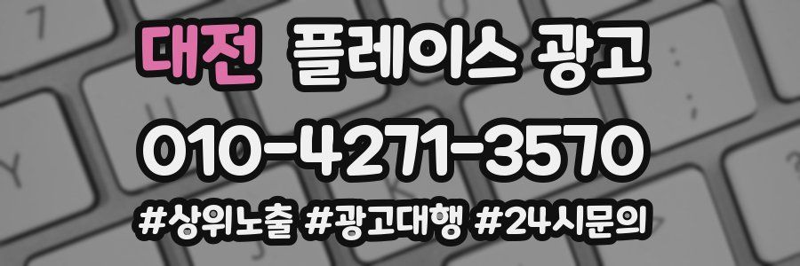 대전 플레이스 광고