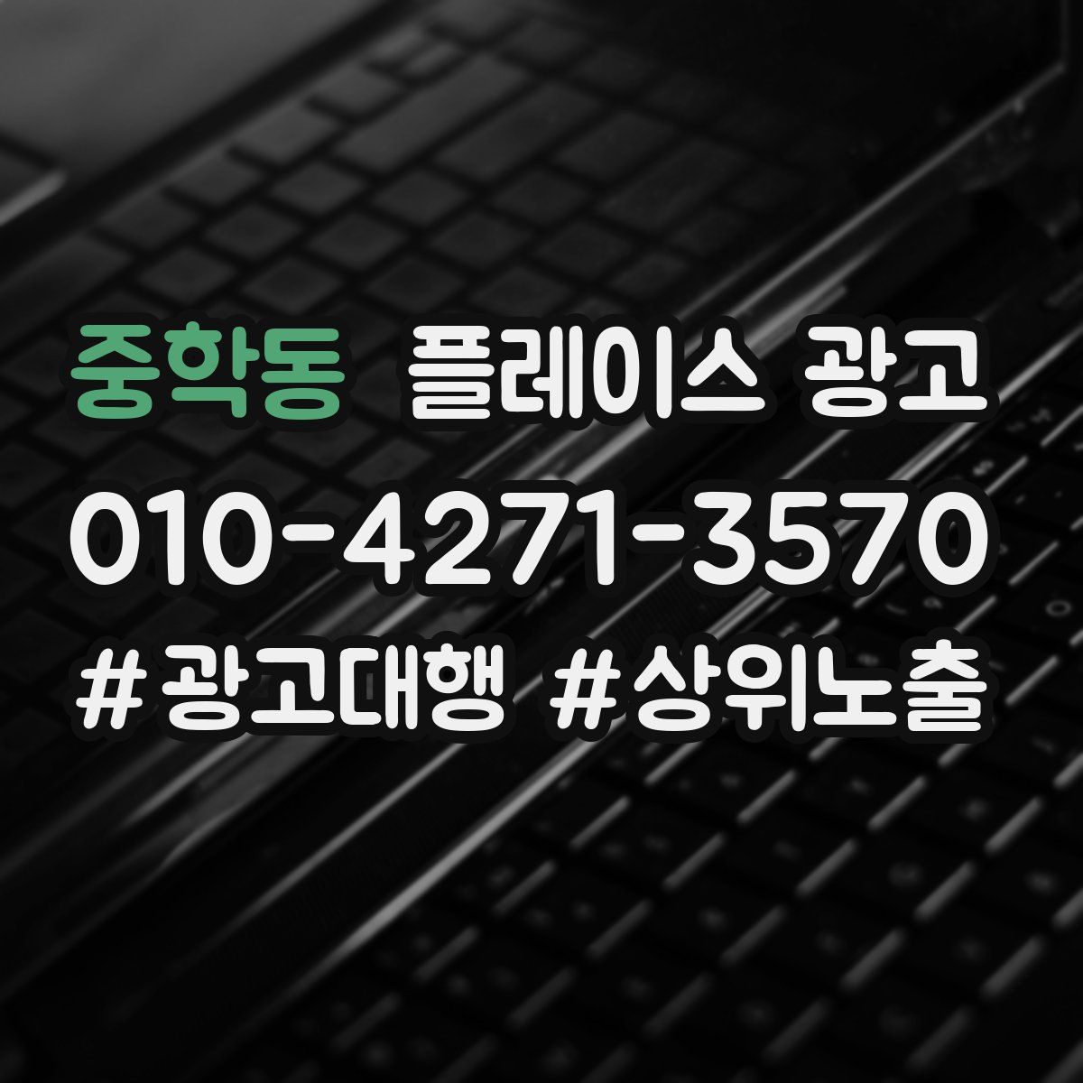 중학동 플레이스 광고
