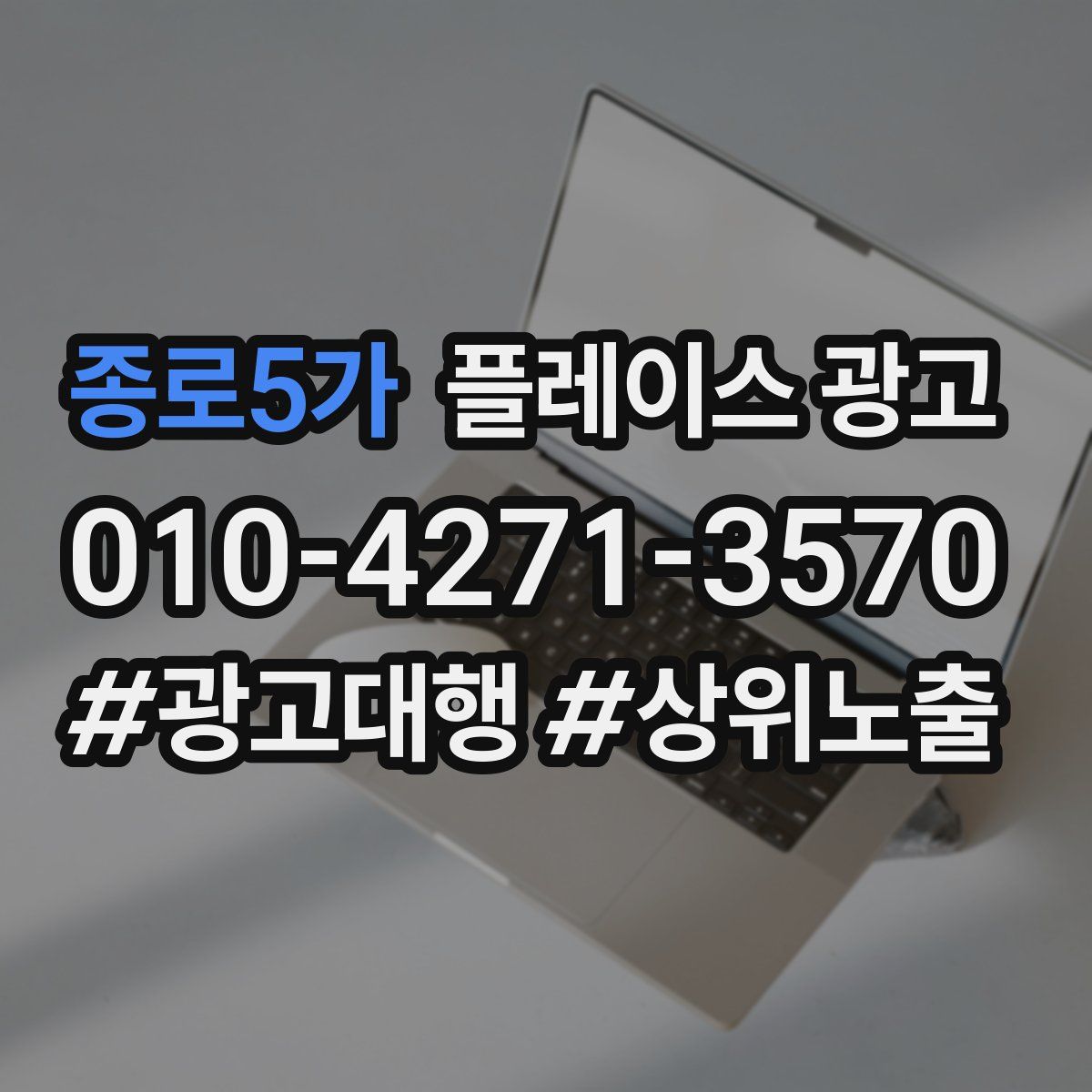종로5가 플레이스 광고