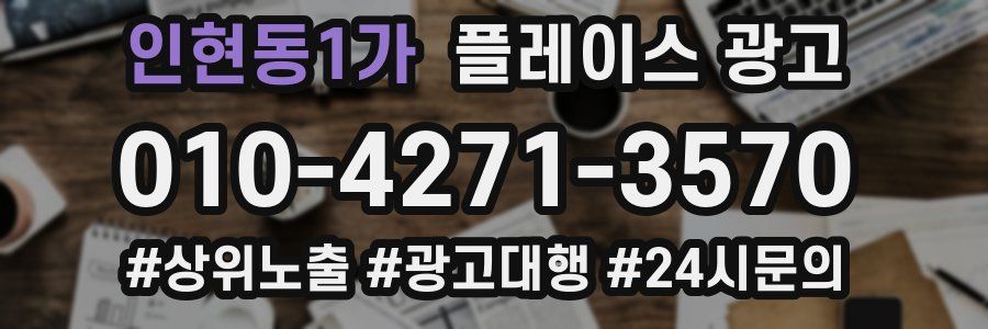 인현동1가 플레이스 광고