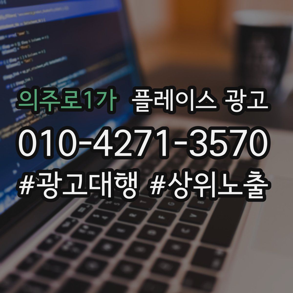 의주로1가 플레이스 광고