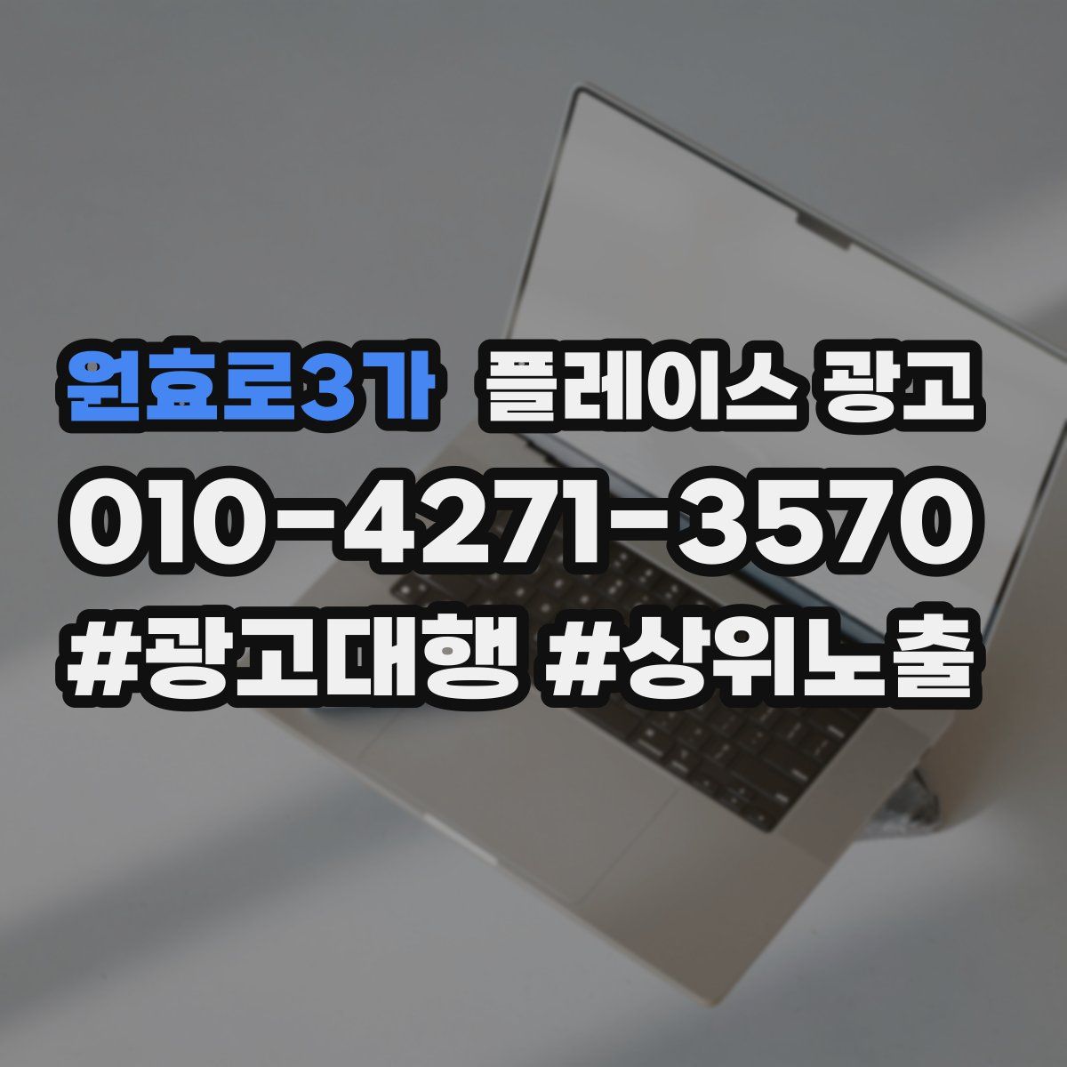 원효로3가 플레이스 광고