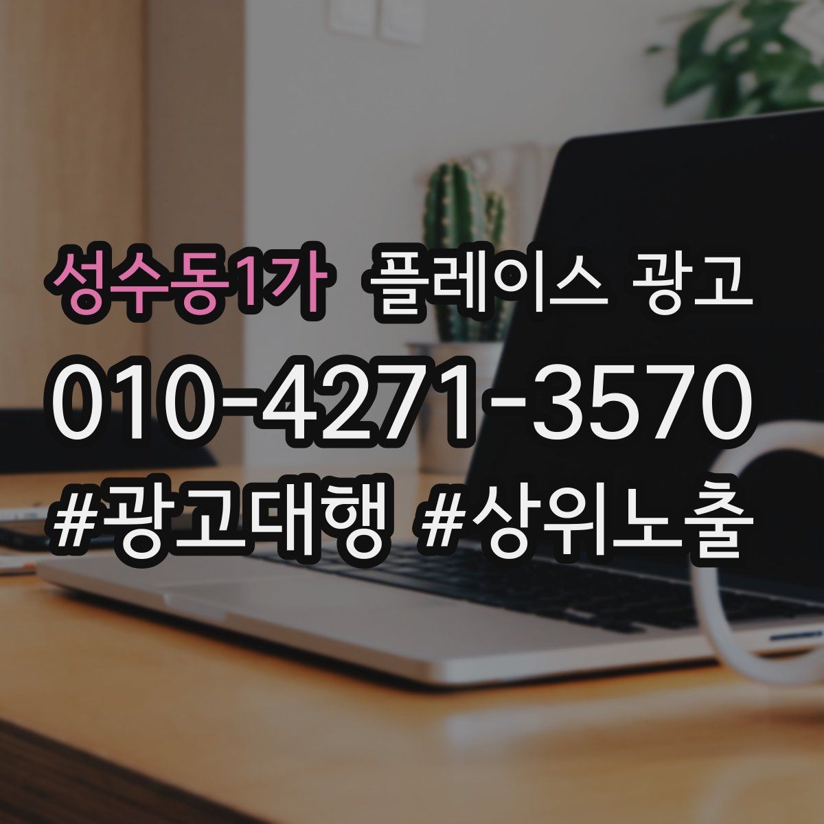 성수동1가 플레이스 광고