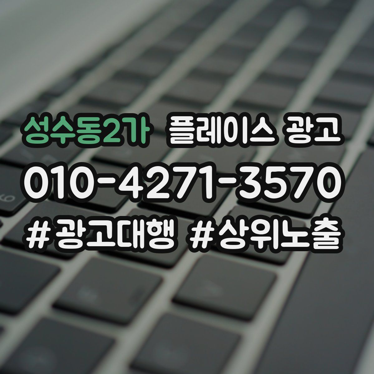 성수동2가 플레이스 광고