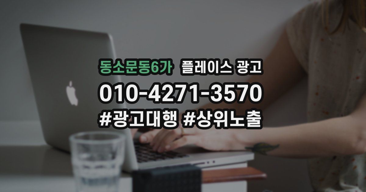 동소문동6가 플레이스 광고