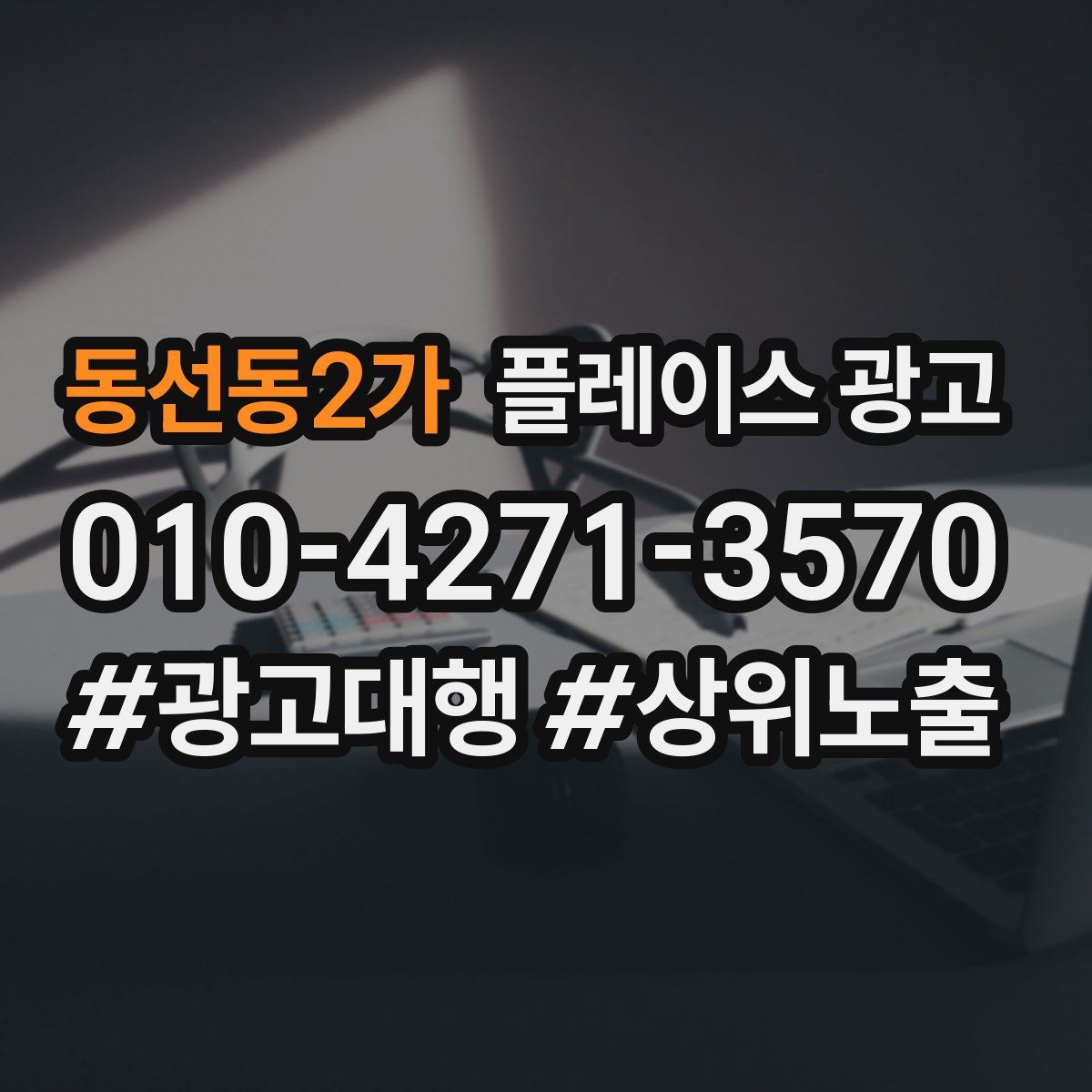 동선동2가 플레이스 광고