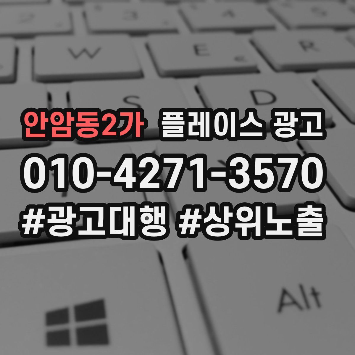 안암동2가 플레이스 광고
