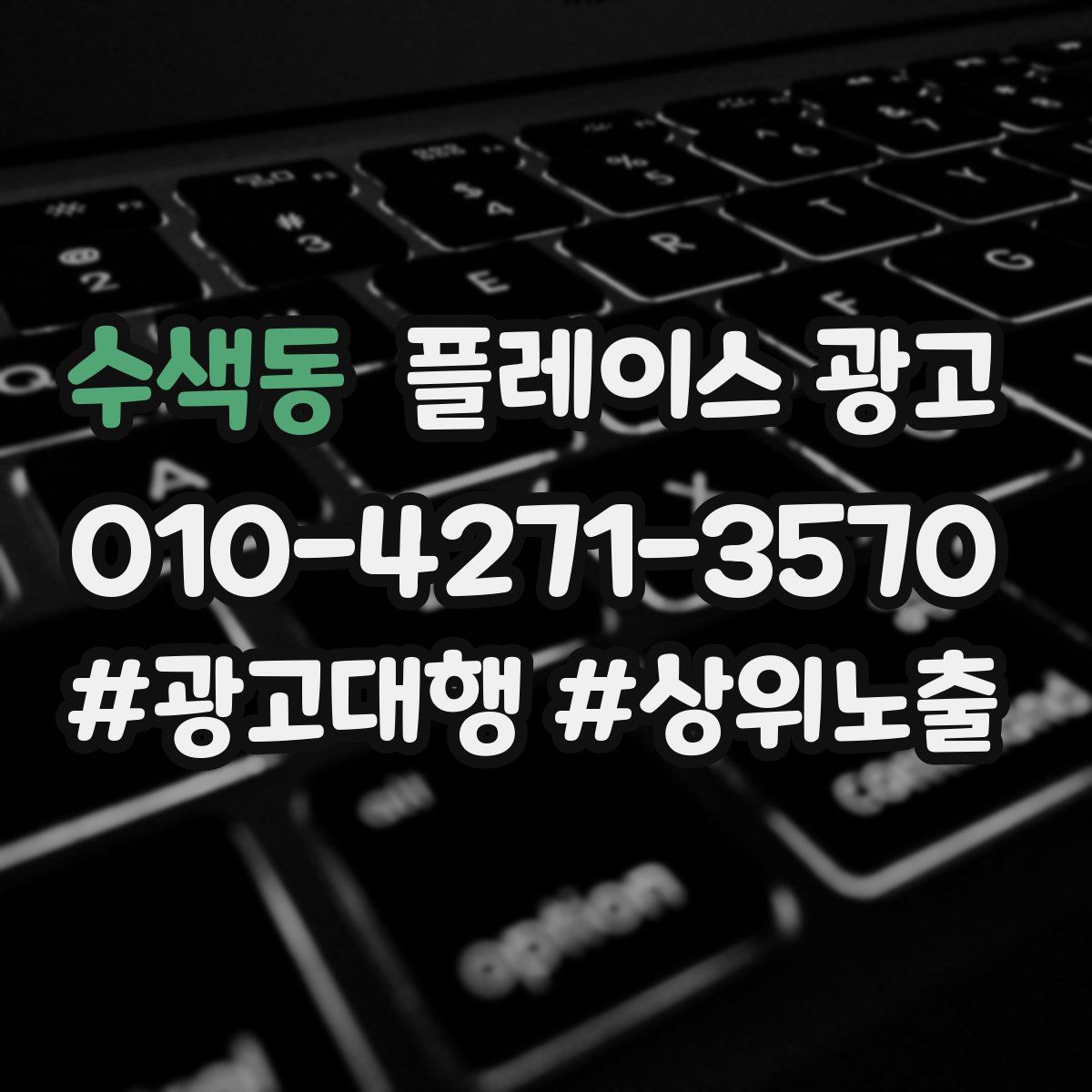수색동 플레이스 광고