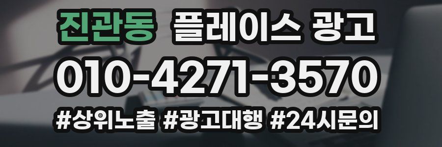 진관동 플레이스 광고